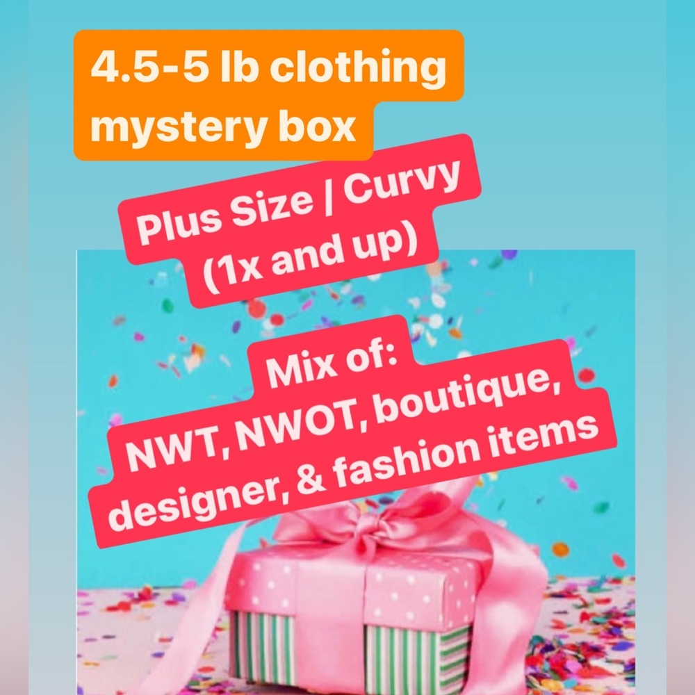 4-4.5 Lb Mystery Box of Plus Size Women’s clothing